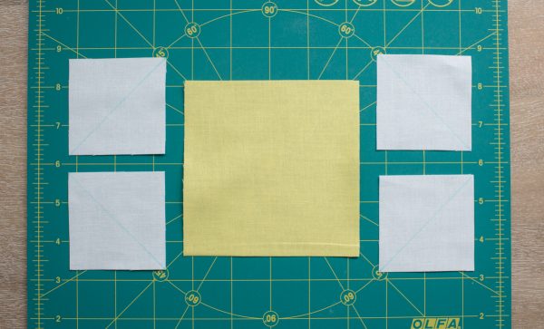Golden Star Quilt Block Pattern