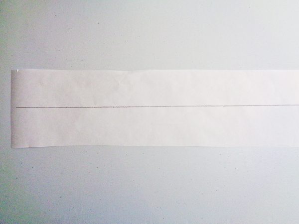 How to Add a Scalloped Edge - Creating a baseline