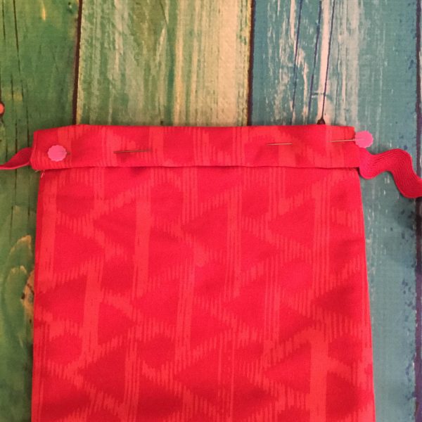 Jingle Bell Door Hanger-pin ric rac ribbon to the top seam