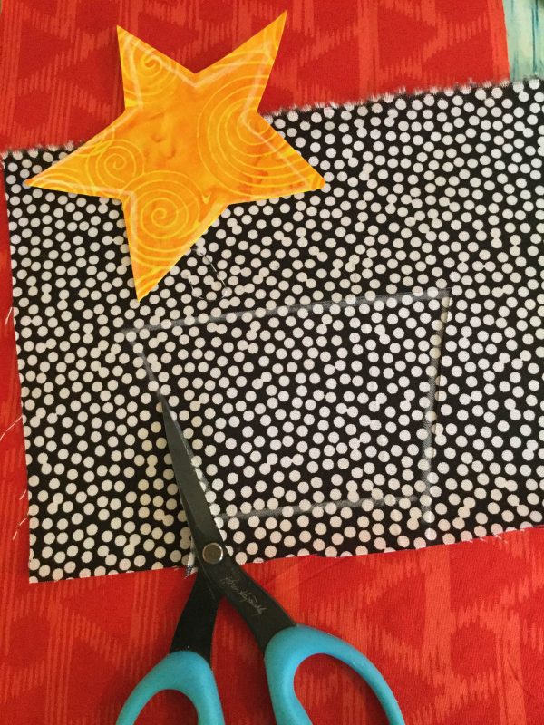 Jingle Bell Door Hanger-Cutting Out the Shapes