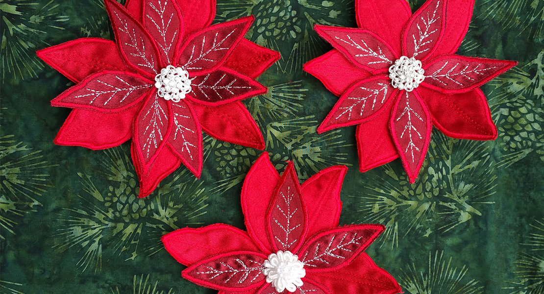 Poinsettia Pin