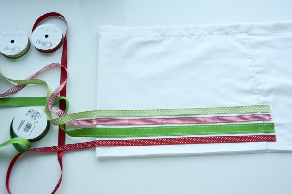 Ribbon Trimmed Christmas Skirt Girls-4874