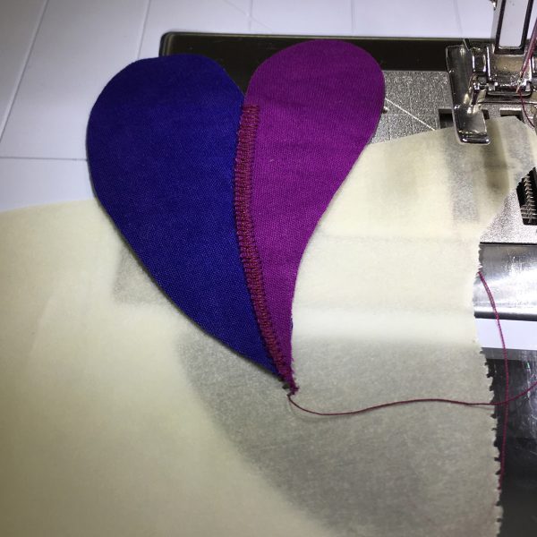 Appliqué with tissue paper