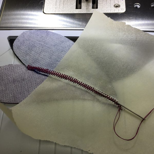 Tracing paper appliqué tip