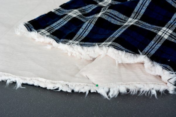 DIY Fur Lined Tartan Poncho-118