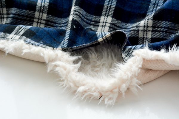 DIY Fur Lined Tartan Poncho-124