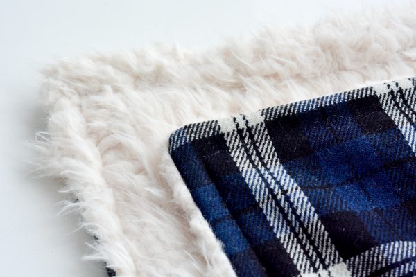 DIY Fur Lined Tartan Poncho-137