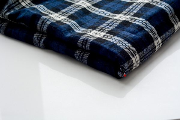DIY Fur Lined Tartan Poncho-140