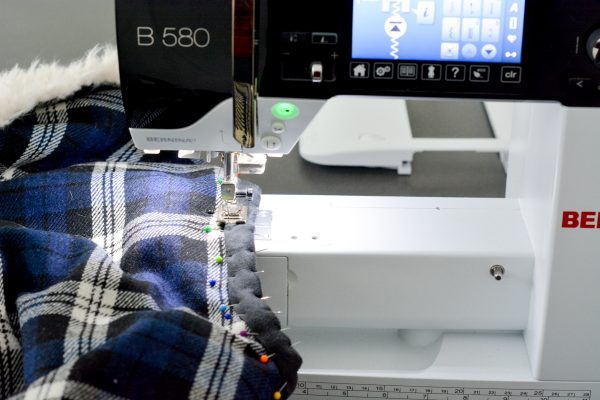 DIY Fur Lined Tartan Poncho-164