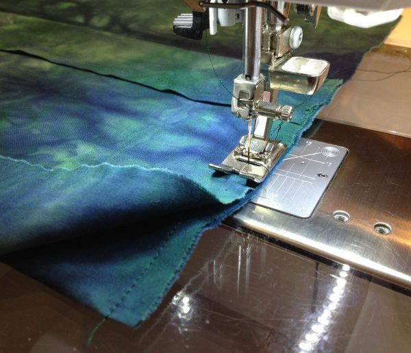 No Zipper Pillow Case-Stitch the 2 backing fabrics together