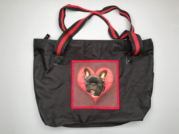 Personalized Tote with Quilt Block-whip sew the block to your tote