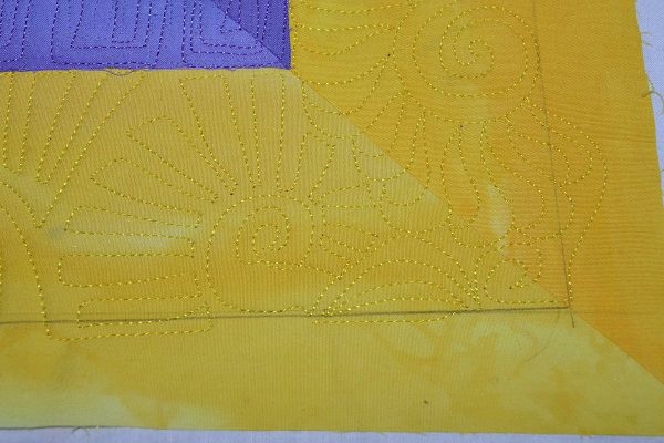 How to make a quilt facing