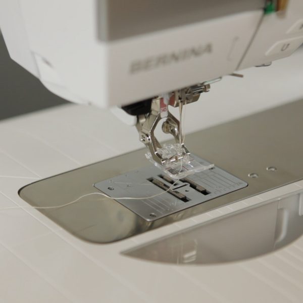 Faux Fur Vest Tutorial-Faux Fur Vest Tutorial- attach the BERNINA Reverse Pattern Foot with Clear Sole #34D