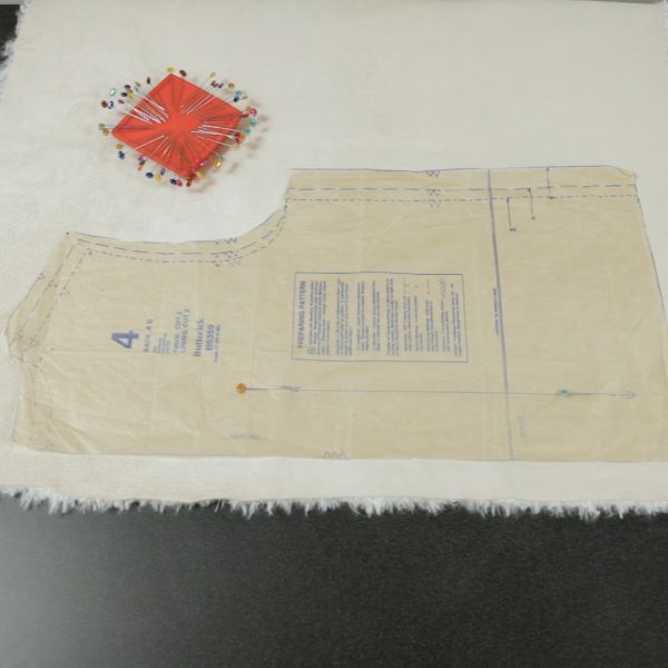 Faux Fur Vest Tutorial-mark your pattern