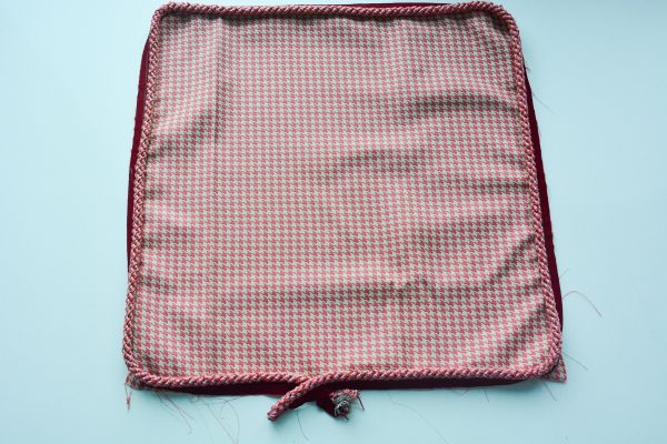 How to Sew Corded Square Pillow-290