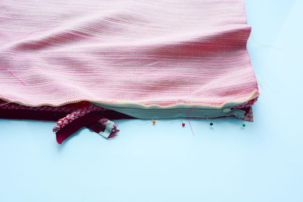 How to Sew Corded Square Pillow-300