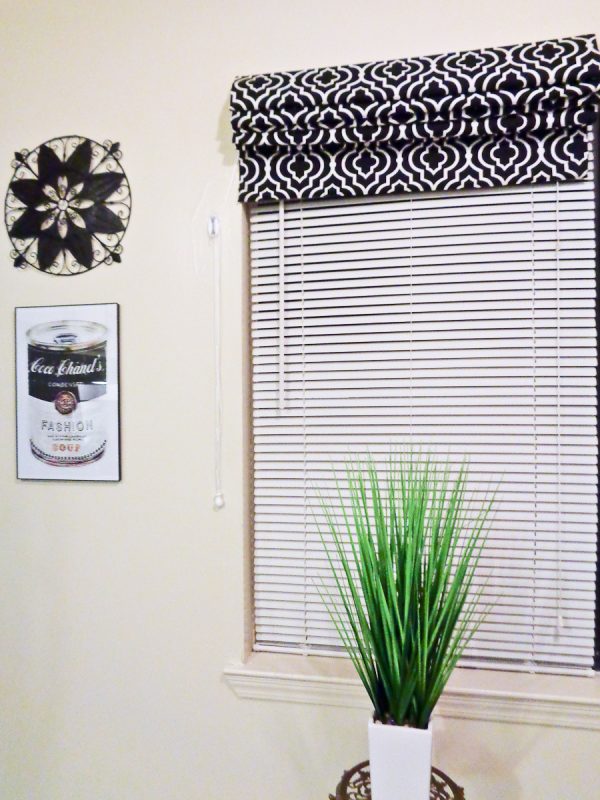 How to Make a Slatted Roman Shade Tutorial