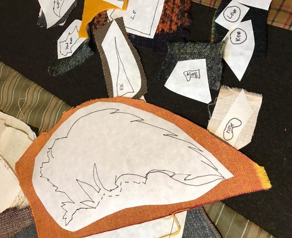 Pet Applique Pillow-pieces to cut