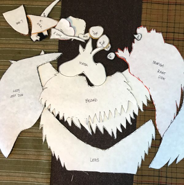 Pet Applique Pillow-cut applique pieces