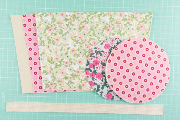 Easter Basket Sewing Pattern by Melissa Mortenson of polkadotchair.com using Wonderland Two Fabrics