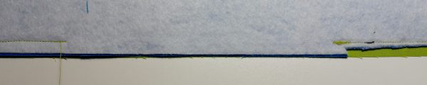 Flange Pillow Tutorial-Trim main fabric and fleece seam allowances to reduce bulk except at the opening