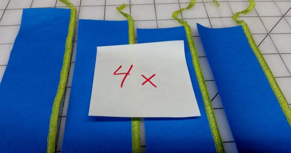 Flange Pillow Tutorial-4 strips