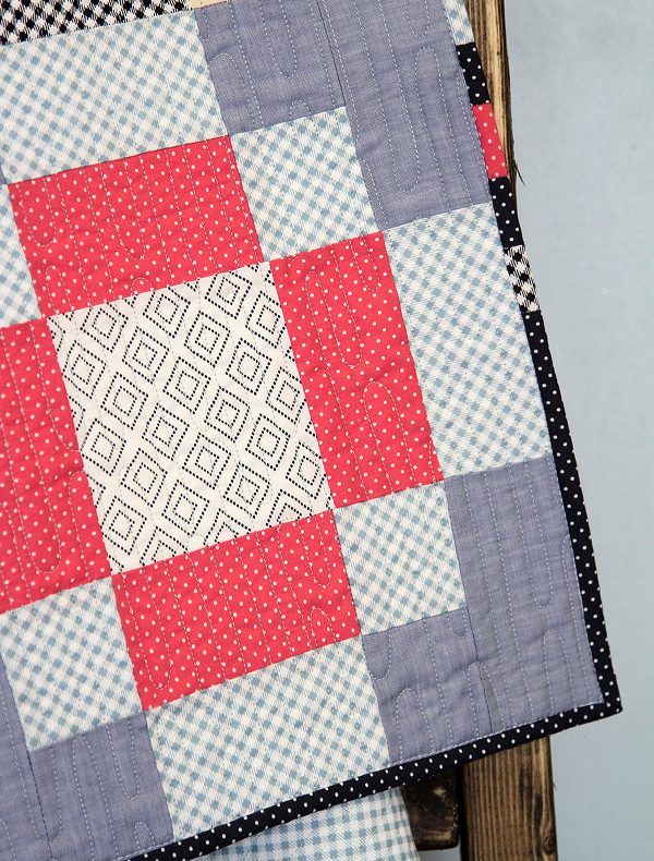 Checkered Streets Baby Quilt