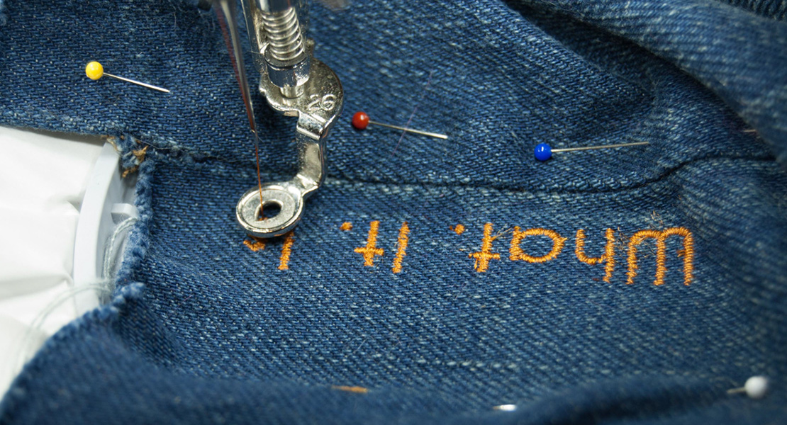 Embroidered Jeans