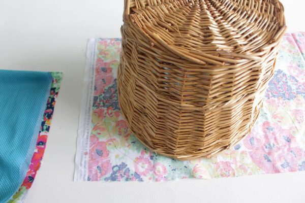 Step three: Measure and cut fabric for the top flap