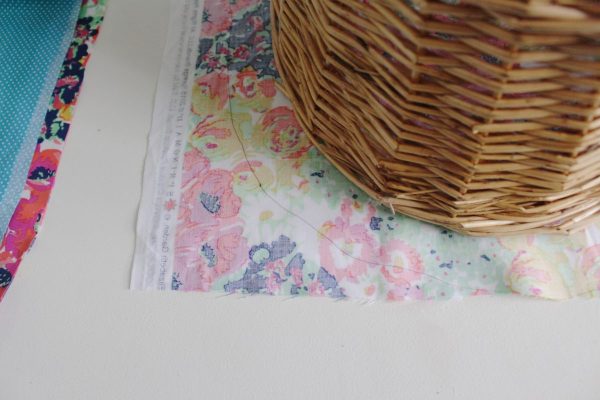 Step three: Measure and cut fabric for the top flap