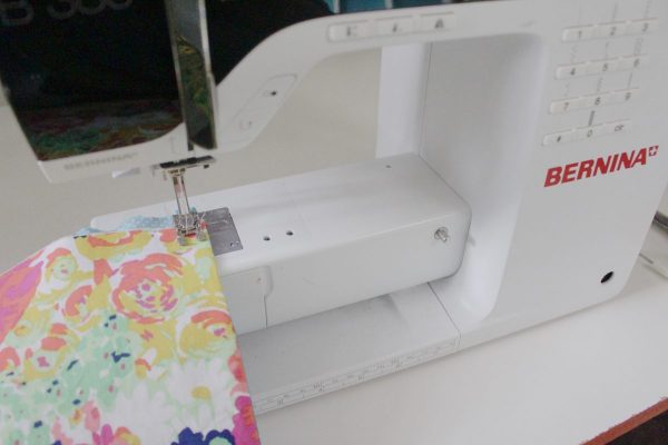step twelve: topstitch flap