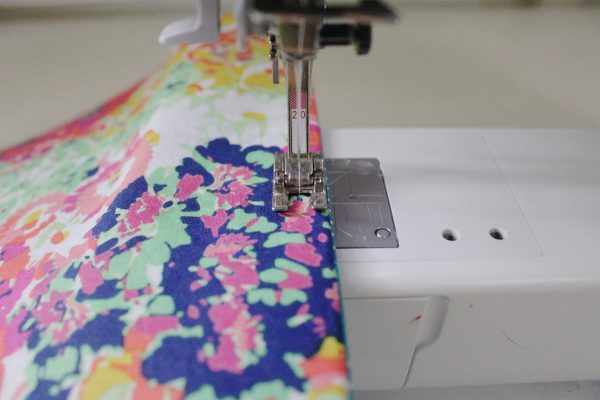step twelve: topstitch flap