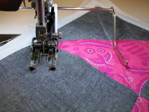 Shoofly Block Tutorial - Straight line quilting with the Walking Foot