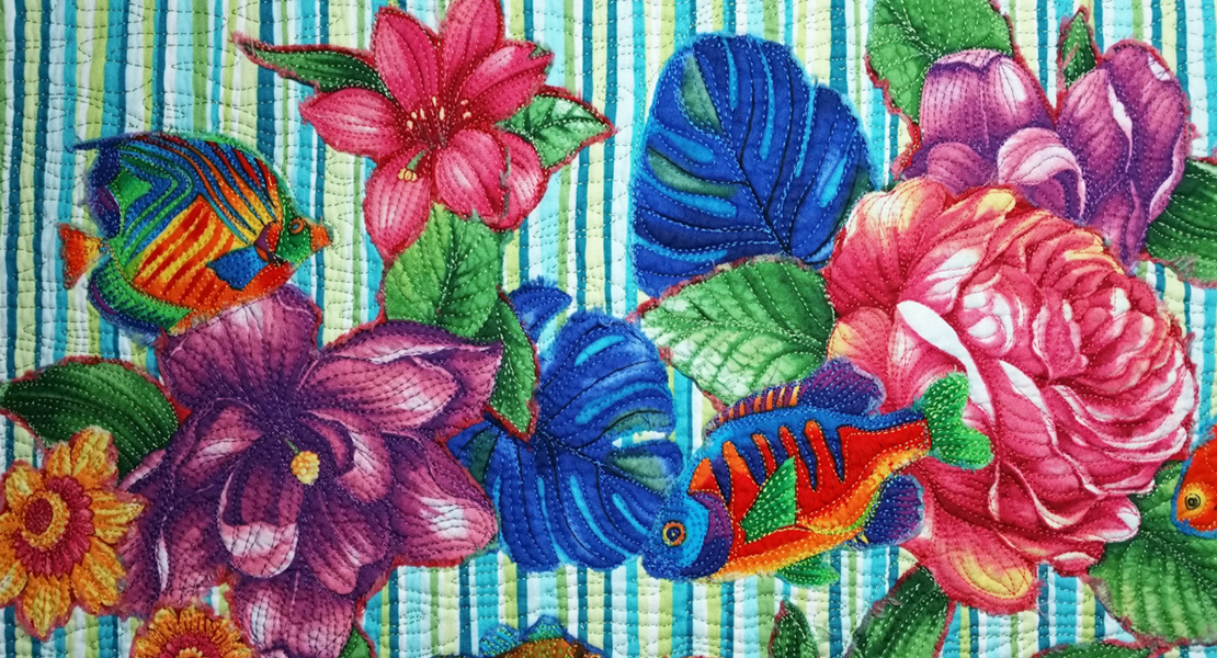 Spring Collage Quilt Tutorial