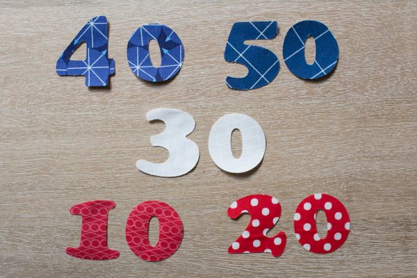 Star Bean Bag Toss Numbers