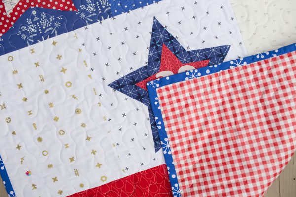 Star Bean Bag Toss Game Quilting Backing Binding