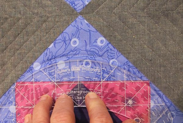 Quilting corner triangles