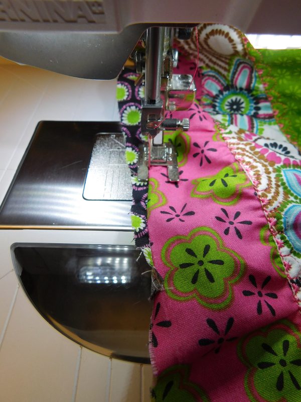 Spiral strip skirt tutorial