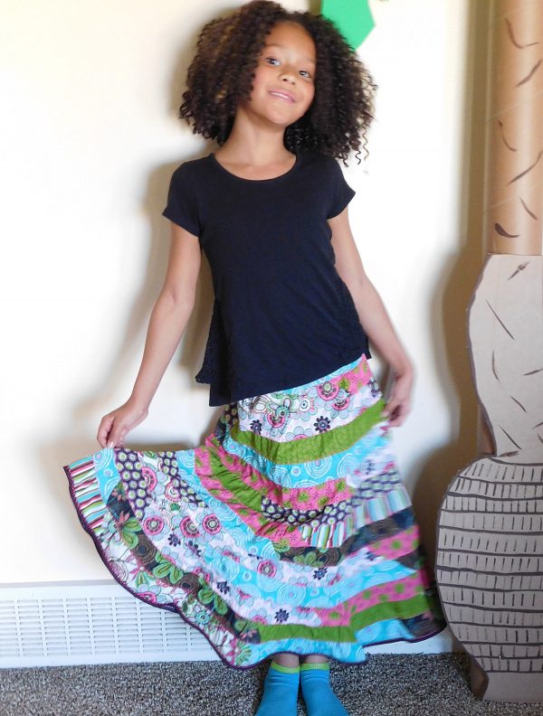 Spiral stril skirt tutorial