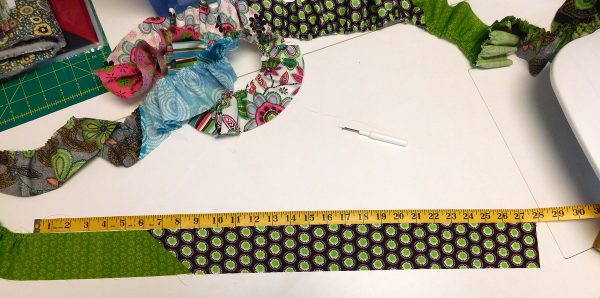 Spiral strip skirt tutorial