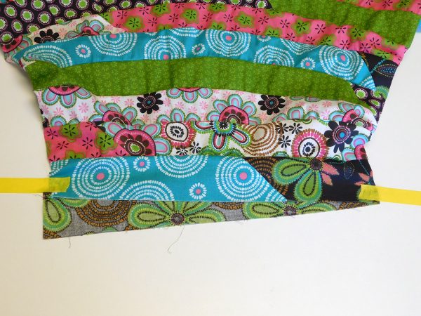 Spiral strip skirt tutorial