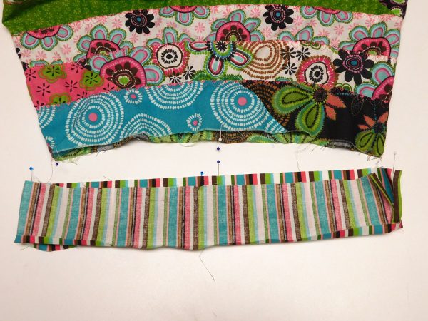 Spiral strip skirt tutorial