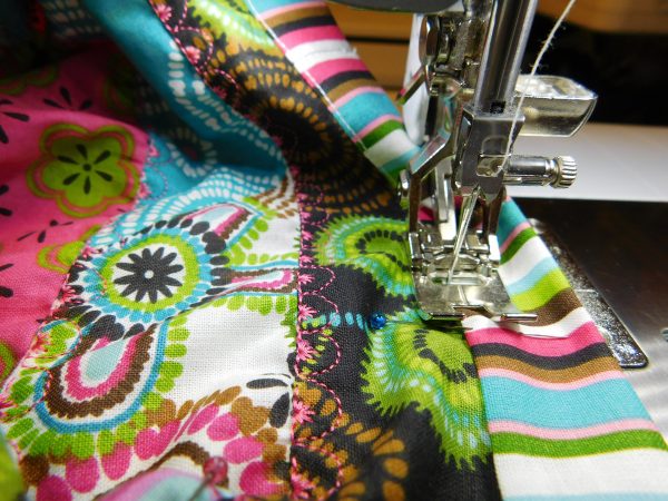 Spiral strip skirt