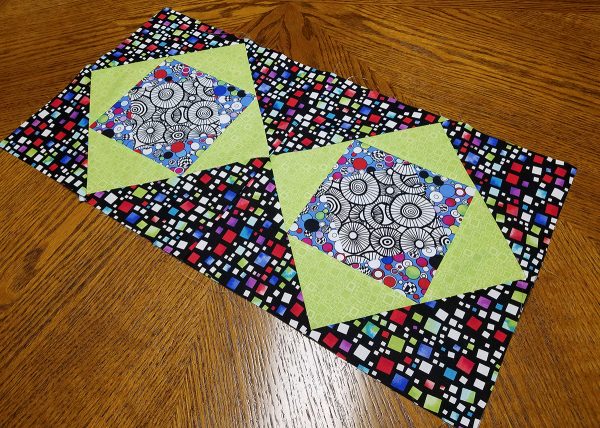 Square in a Square Zipper Bag - 2 blocks
