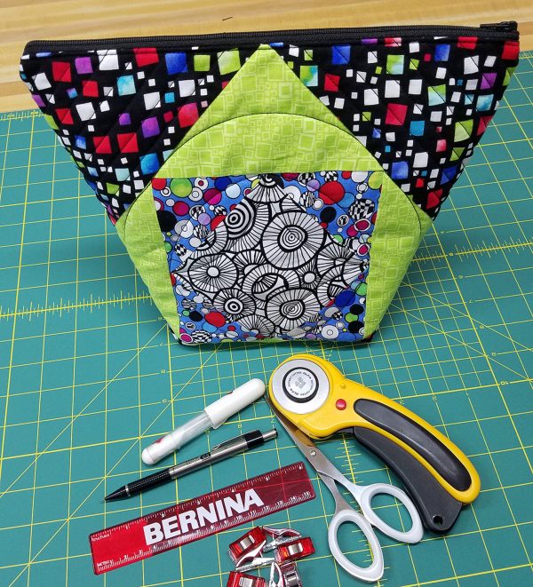 Square in a Square Zipper Bag 