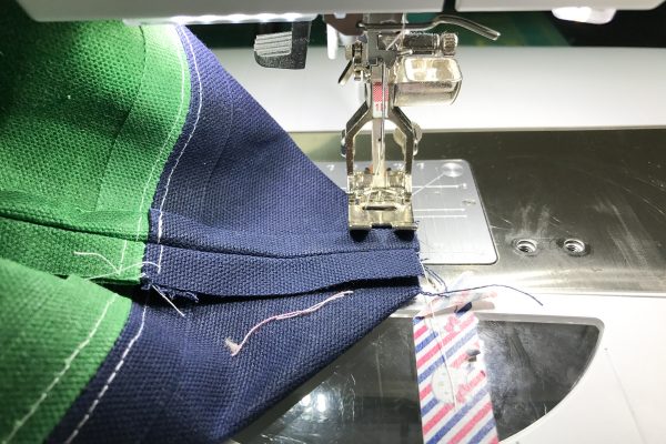 DIY Monogrammed Waxed Canvas Travel bag- a great DIY idea for a gift for a guy.. would be a fun Father's Day Gift!