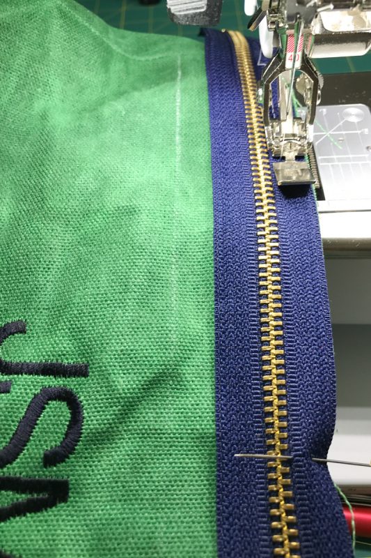 DIY Monogrammed Waxed Canvas Travel bag- a great DIY idea for a gift for a guy.. would be a fun Father's Day Gift!