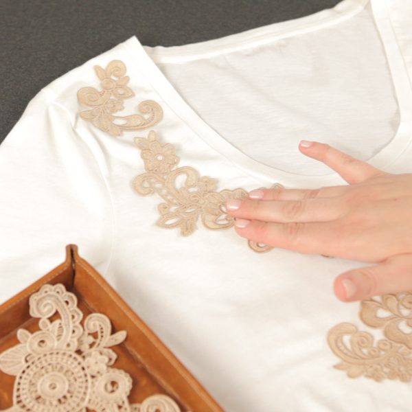 Lace Applique Tutorial-Audition the Appliqué designs