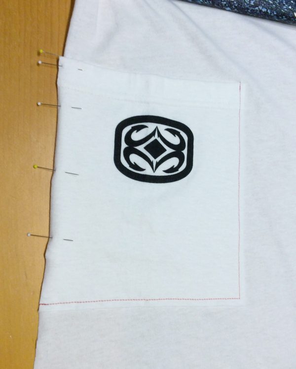 T-shirt Tunic Tutorial-pockets