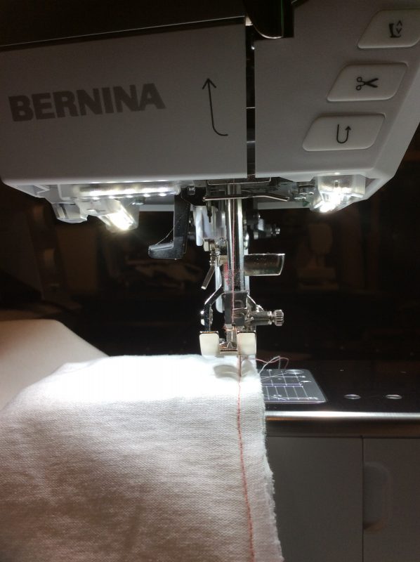 T-shirt Tunic Tutorial-sewing the side seams